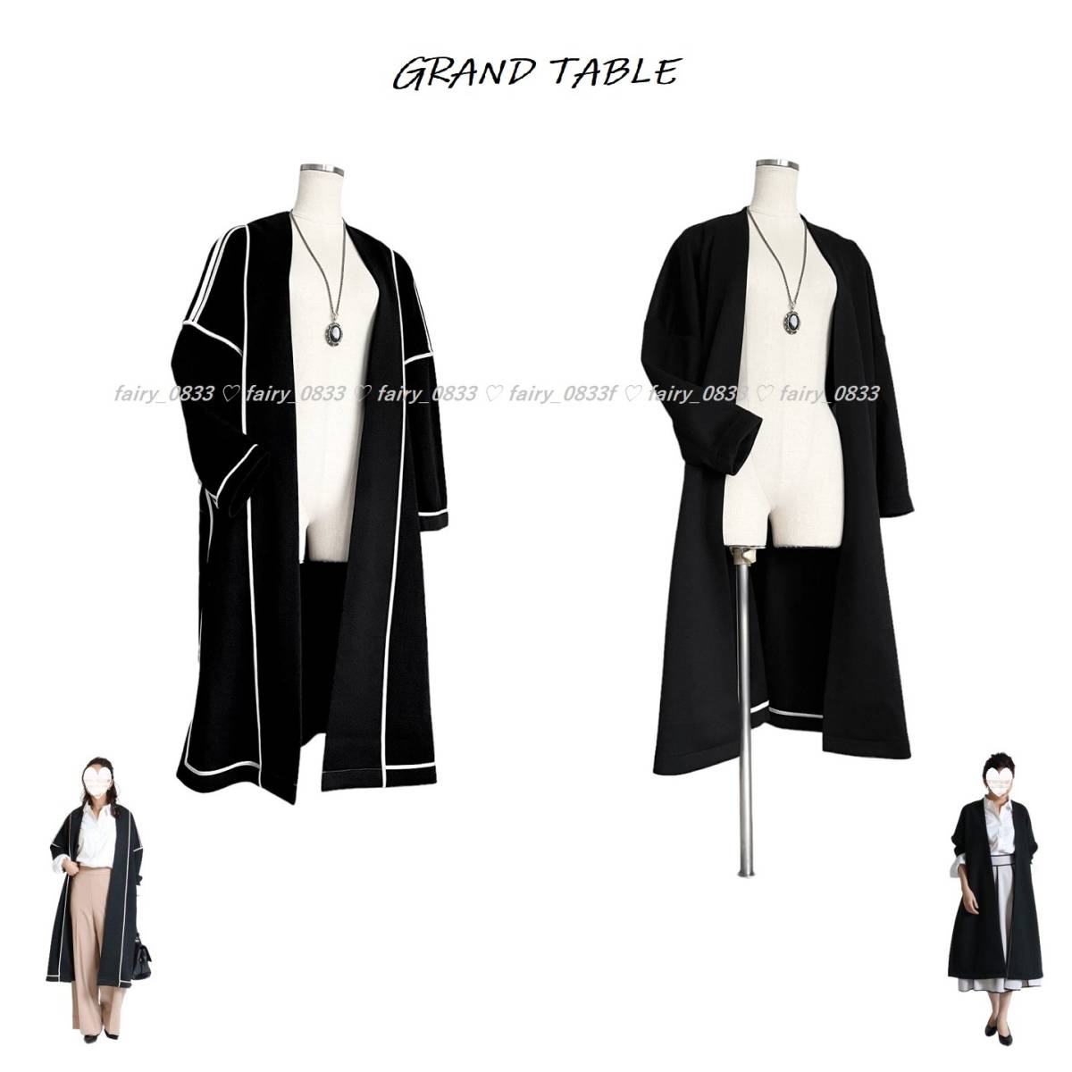 グランターブル 新品*GRANDTABLE*グランターブル*ドルマンスリーブ 