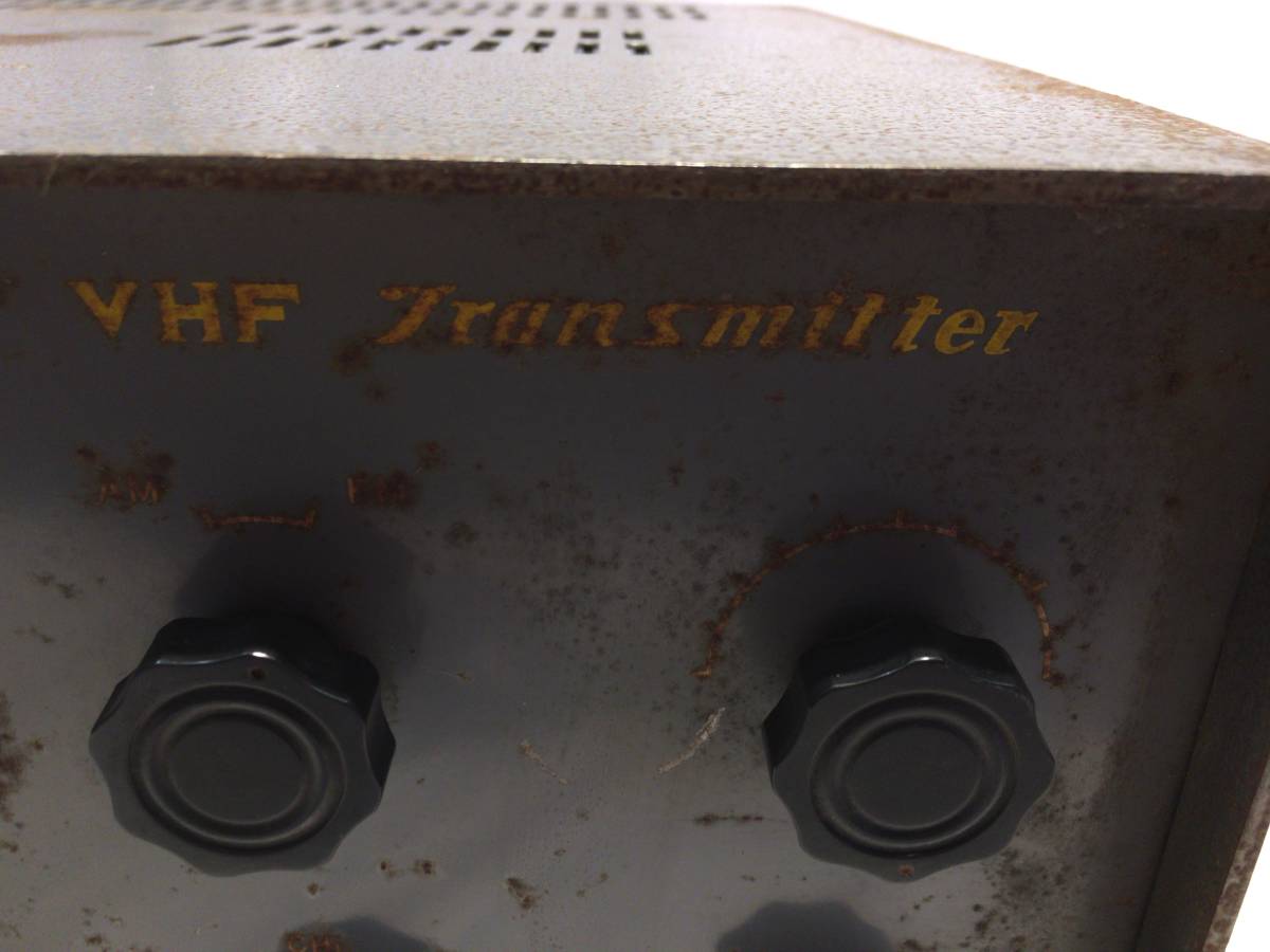爆買い，新作登場 □7780□ジャンク□昭和レトロ VHF Transmitter 無線
