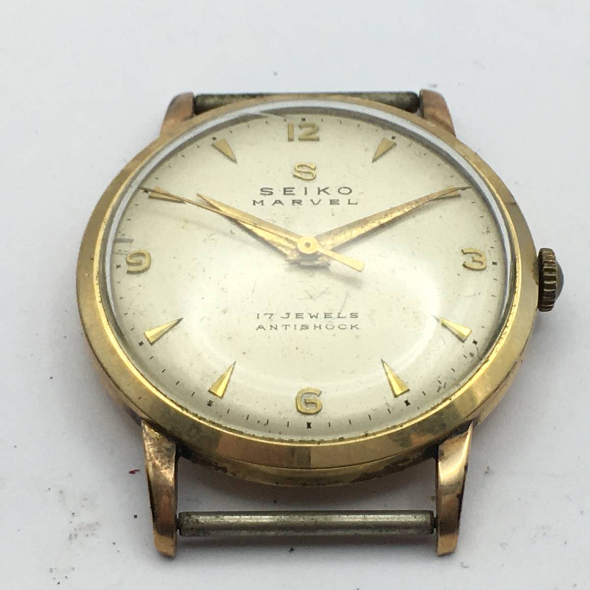 Q8-39 SEIKO/セイコー MARVEL マーベル 17石 3針 メンズ 手巻き 腕時計