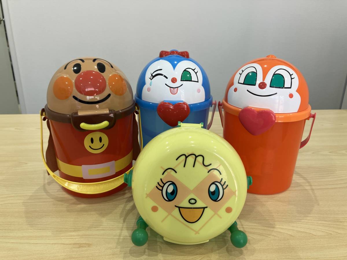 美品】アンパンマンミュージアム ポップコーンケース 4点 セット