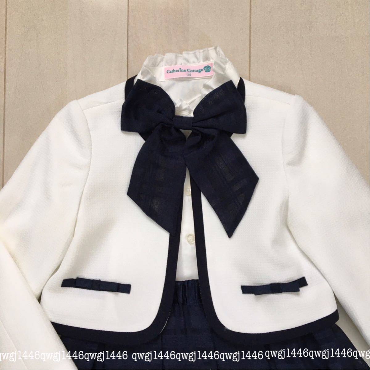 キャサリンコテージ フォーマルスーツ4点セット 110cm 卒園式 入学式