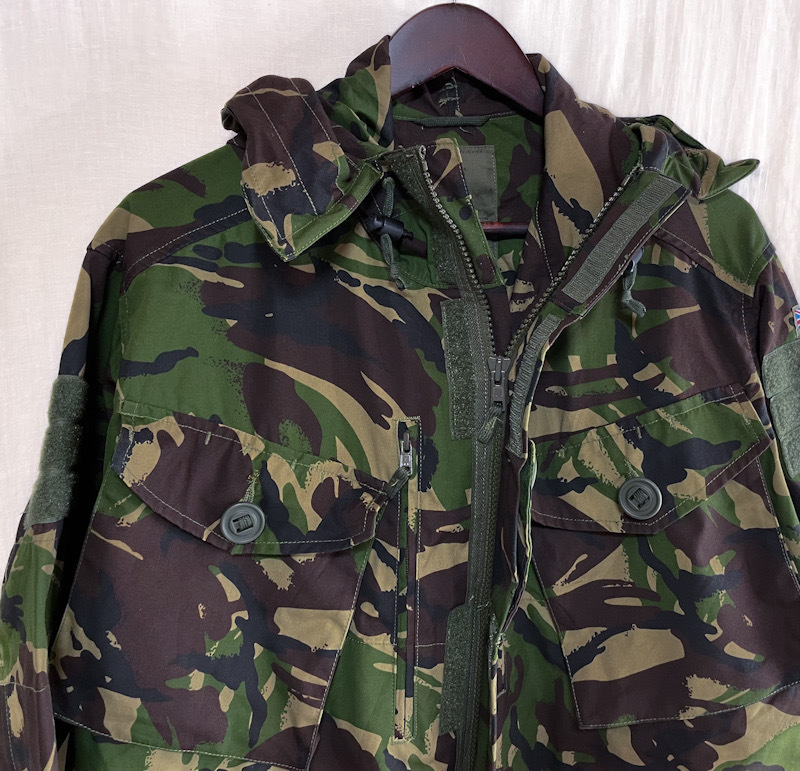 メンズ イギリス軍 DPM 迷彩 ワッペン ウィンドプルーフ コンバット