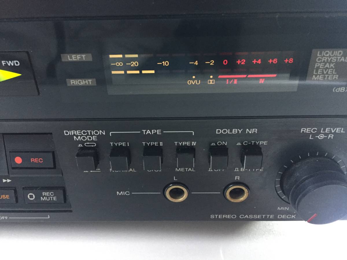 SONY TC-R303 LC-OFC巻線レーザーアモルファスヘッド搭載 高音質オート