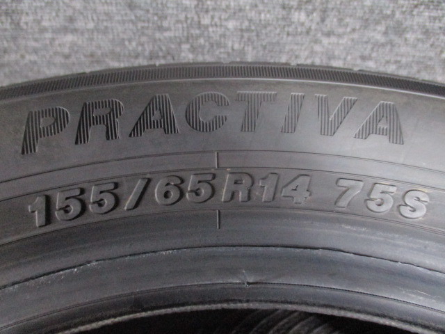 □ YOKOHAMA PRACTIVA ヨコハマ 155/65R14 75S サマータイヤ2本セット