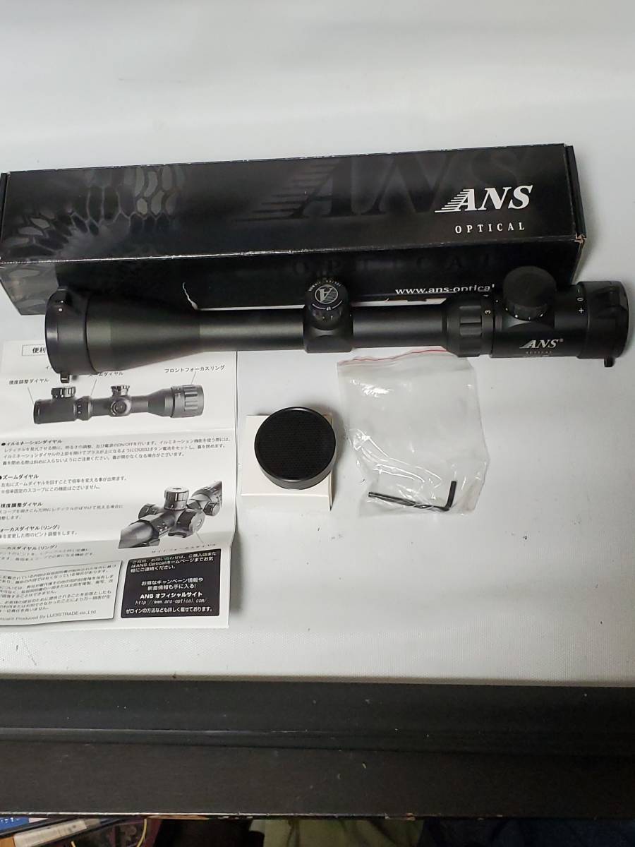 ANS Optical 3-9倍 可変ズーム 3-9x40EGB ライフルスコープ 3色（赤