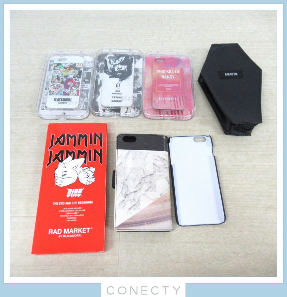中古】the GazettE グッズ セット バッグ iPhoneケース ベア