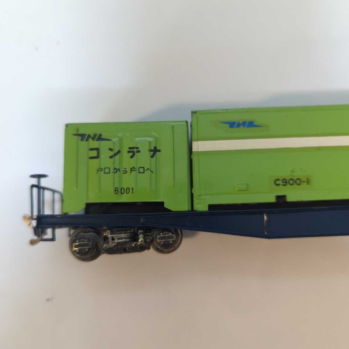エンドウ HOゲージ 貨車 4両セット コンテナ 旧型コンテナ車 5両セット