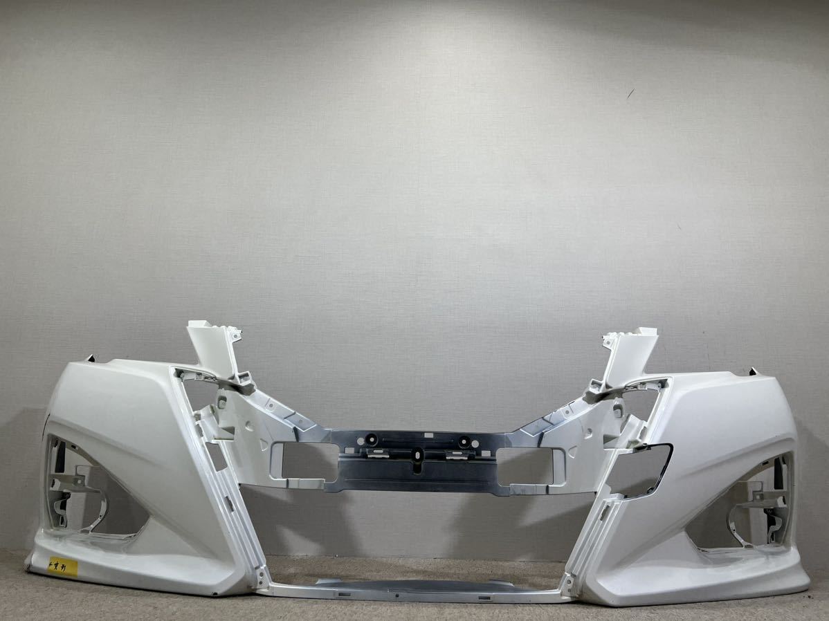 GRS210 AWS210 ARS210 後期 クラウン アスリート 純正 フロントバンパー (062 ホワイトパールクリスタルシャイン) 52119-30K40 E1194-2