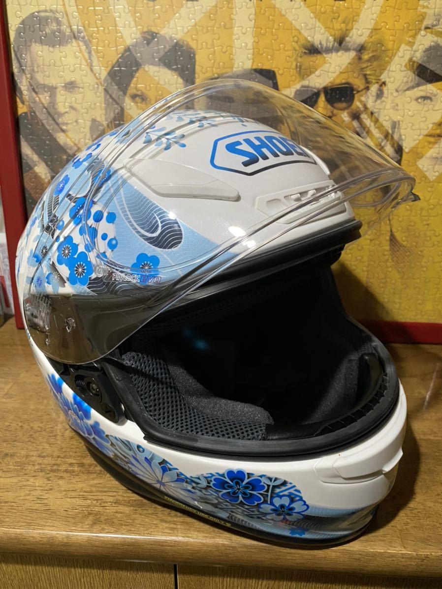 廃番SHOEI Z7 グラフィックモデル Mサイズ 美品 ピンストライプ入り(M 