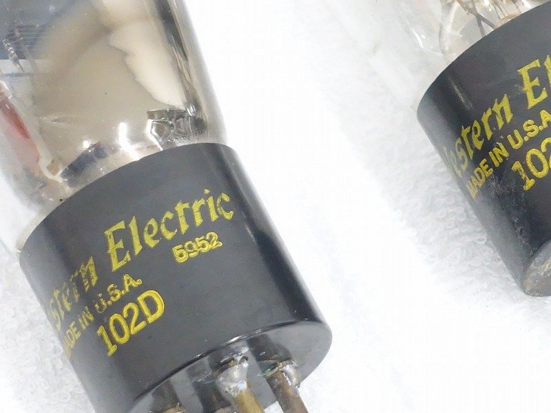 Western Electric 真空管 - Yahoo!オークション 2本 284D 真空管2本