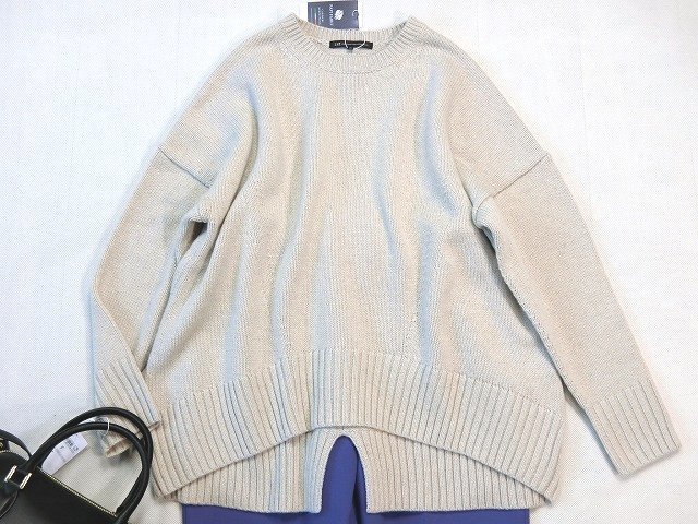  23区 ウールカシミヤブレンドバルキーエディターズニット/ベージュ38大きめ23 980円(トップス)｜売買されたオークション情報、yahooの商品情報をアーカイブ公開 - オークファン 女性用