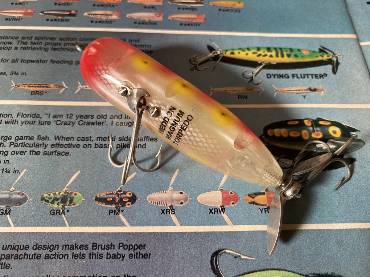 リペイントold heddon magnum torpedo s オールドヘドンマグナム