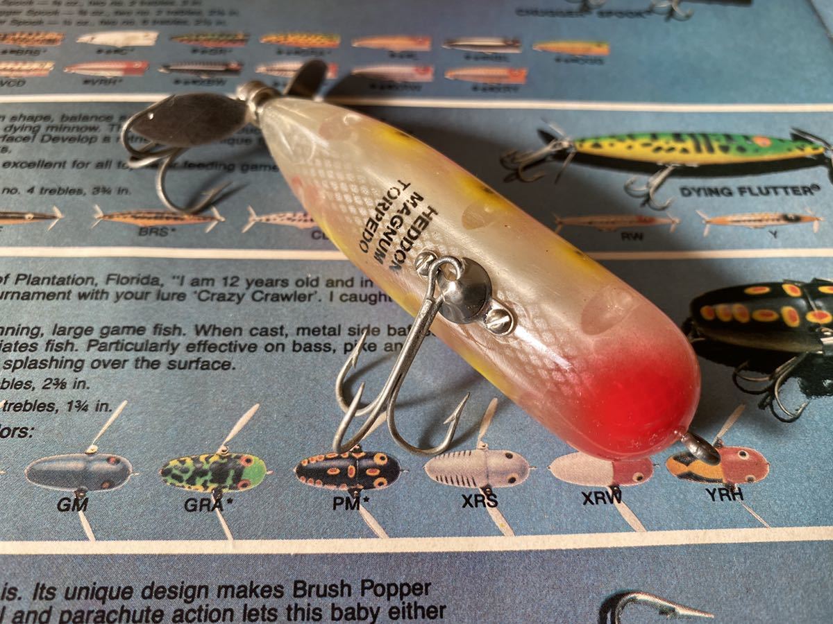 リペイントold heddon magnum torpedo s オールドヘドンマグナム