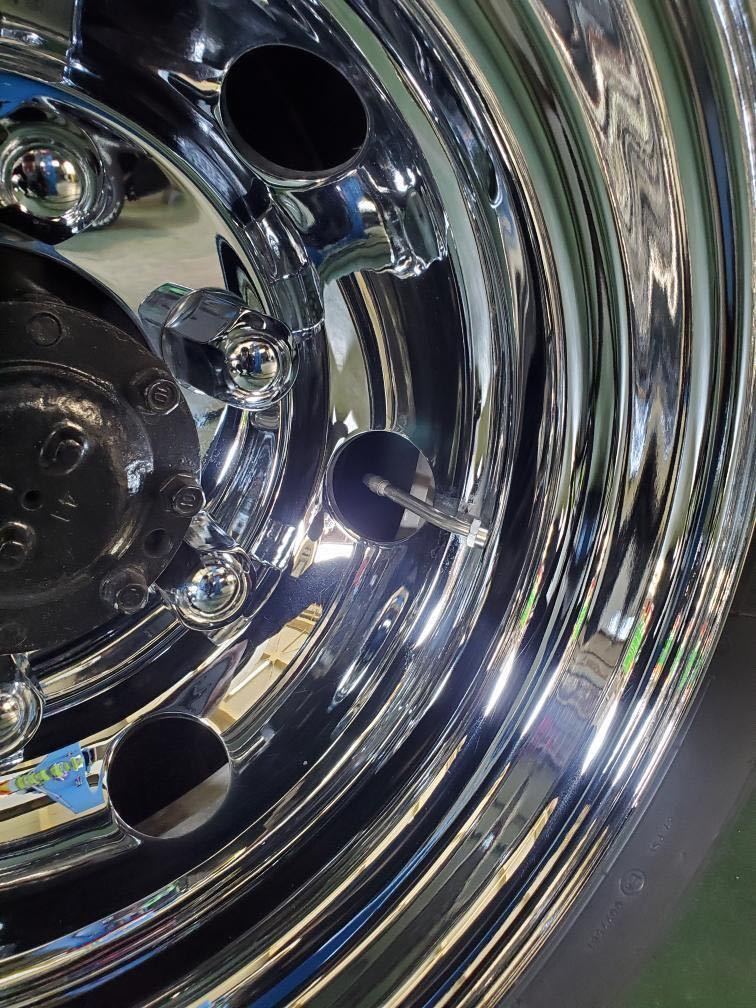 ホワイトギラッチ 艶出し 時短 メンテナンス 磨き アルコア メッキ ホイール 鏡面仕上げ ケミカル ポリッシュ 拭き取りらくらく (^^)_9