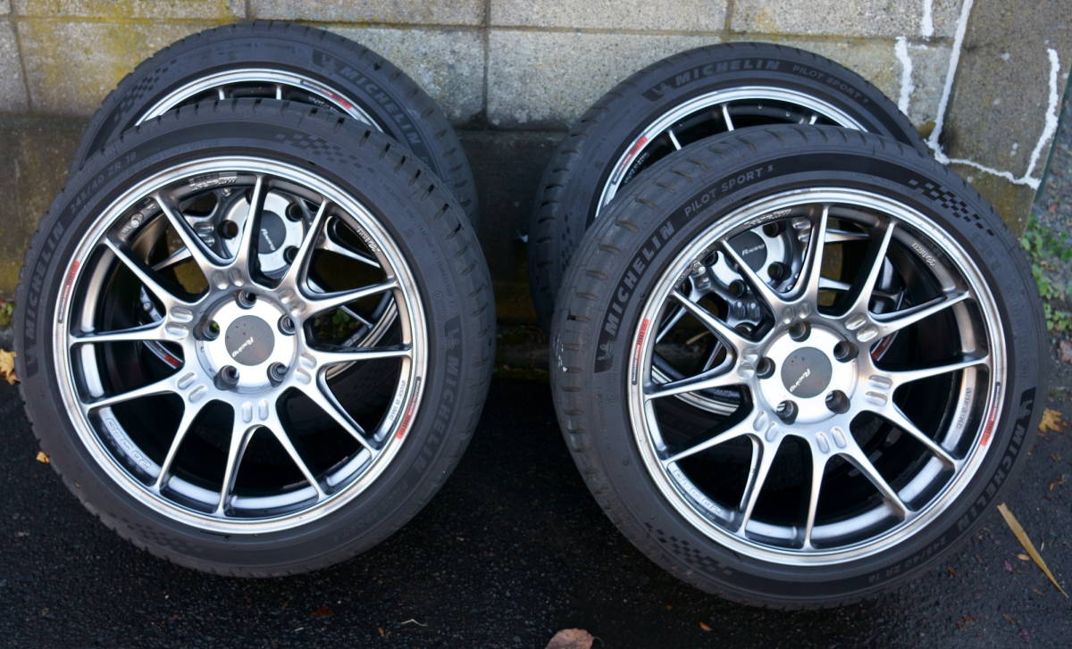 エンケイ/ENKEI GTC02 18インチ 9J +42と9.5J +40 114.3 5穴 +