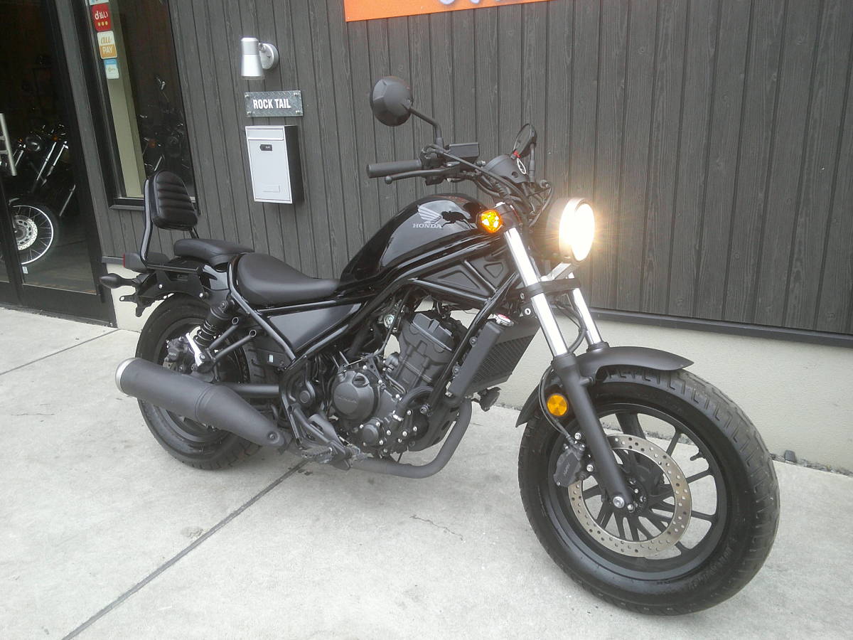 ☆即決55万円！レブル250 ABS 2017年モデル バックレスト付き