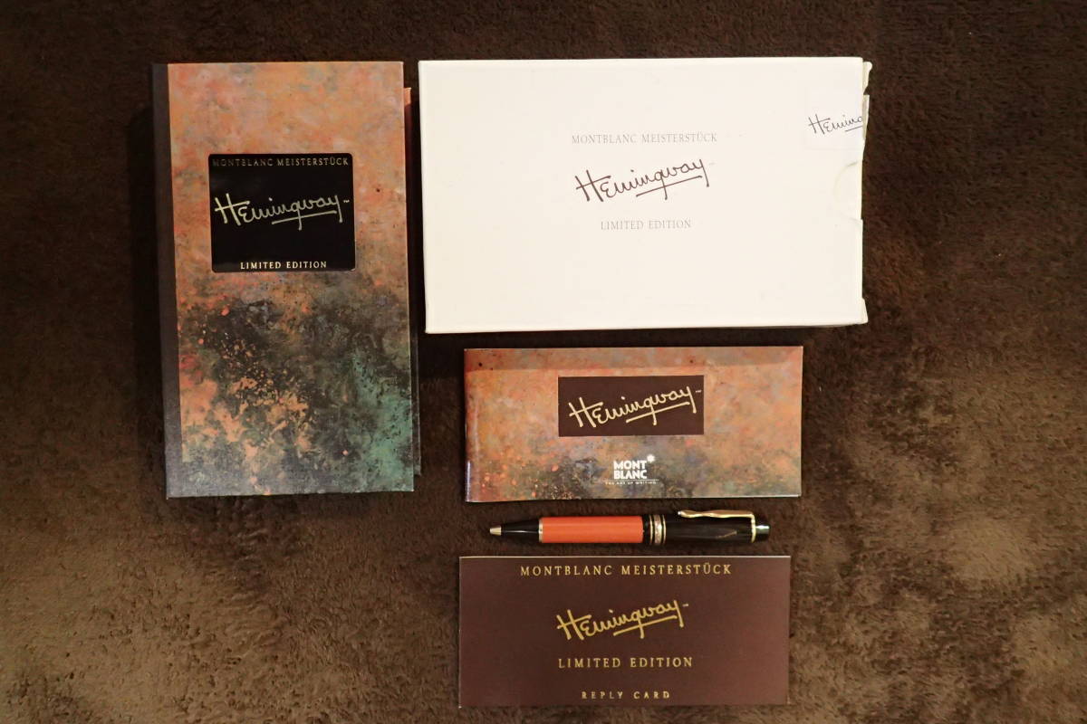 MONTBLANC モンブラン 1992作家シリーズ ヘミングウェイ ボールペン