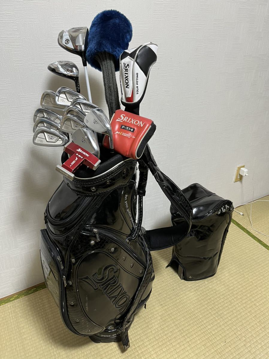 豪華SRIXON Z 925、MIZUNO ，等男性用ゴルフセット+オマケ 0 JPX 中古 右