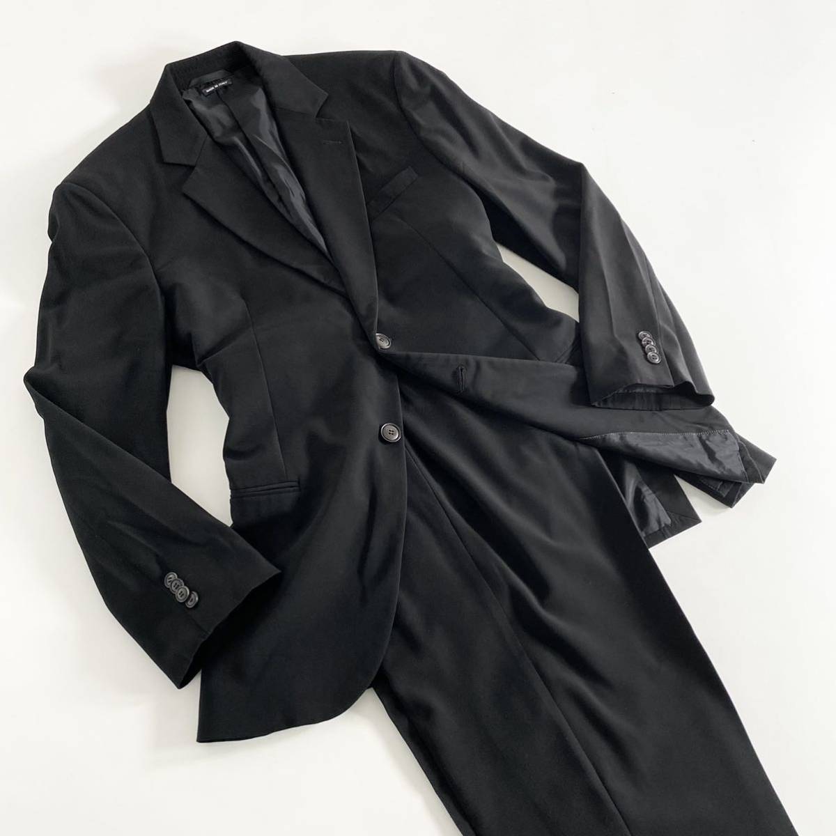 激安大特価，格安 Gk14 大きいサイズ GIORGIO ARMANI ジョルジオアルマーニ 黒タグ シングルスーツ セットアップ ストレッチ生地 54 2XL相当 メンズ 正規品(スーツ)｜売買されたオークション情報、yahooの商品情報を 男性用