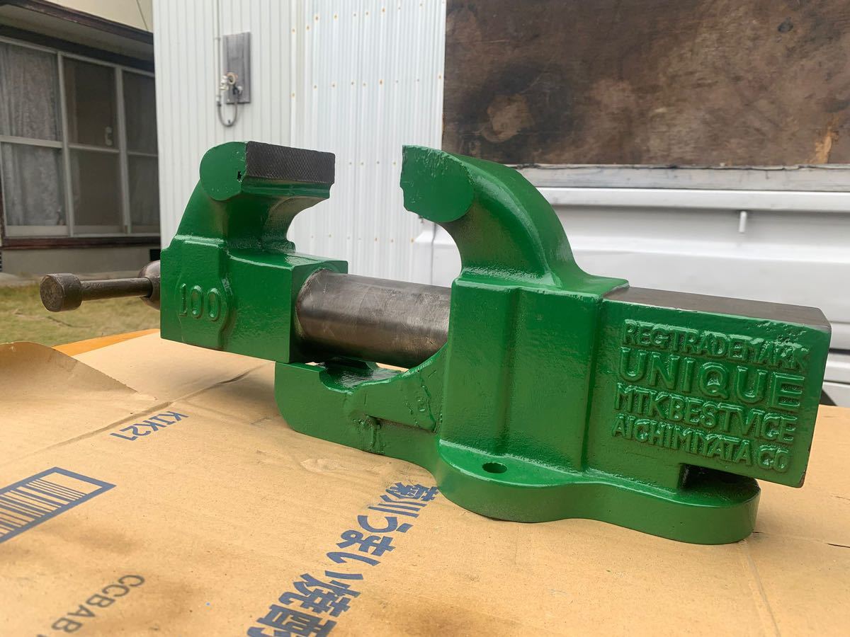  REG TRADEMARK UNIQUE 100mm 丸胴バイス 万力 バイス 20kg(バイス、クランプ)｜売買されたオークション情報、yahooの商品情報をアーカイブ公開 - オークファン バイス、クランプ