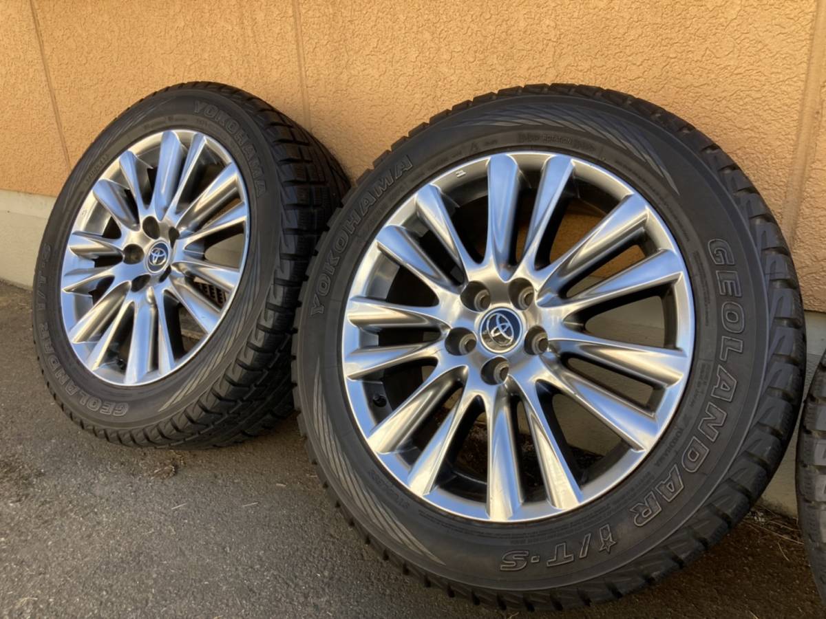 トヨタ 60系ハリアー純正 235／55R18 4本セット スタッドレス ヨコハマ 