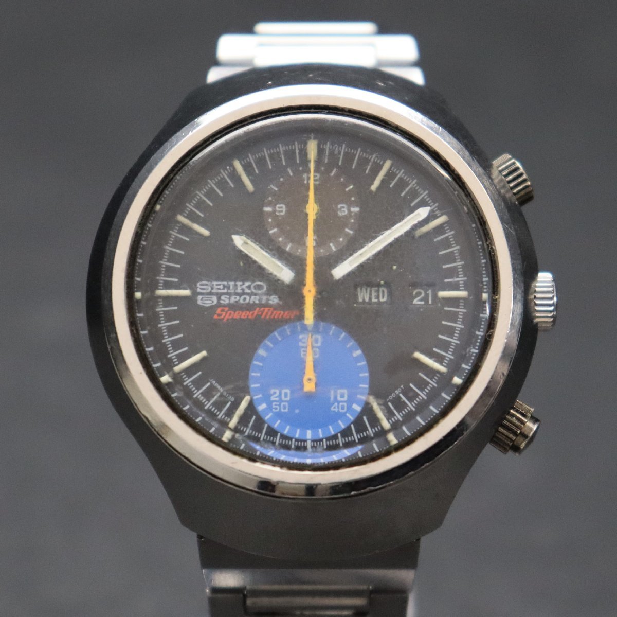 希少 SEIKO セイコー 5スポーツ スピードタイマー 6138-0020 自動巻き 