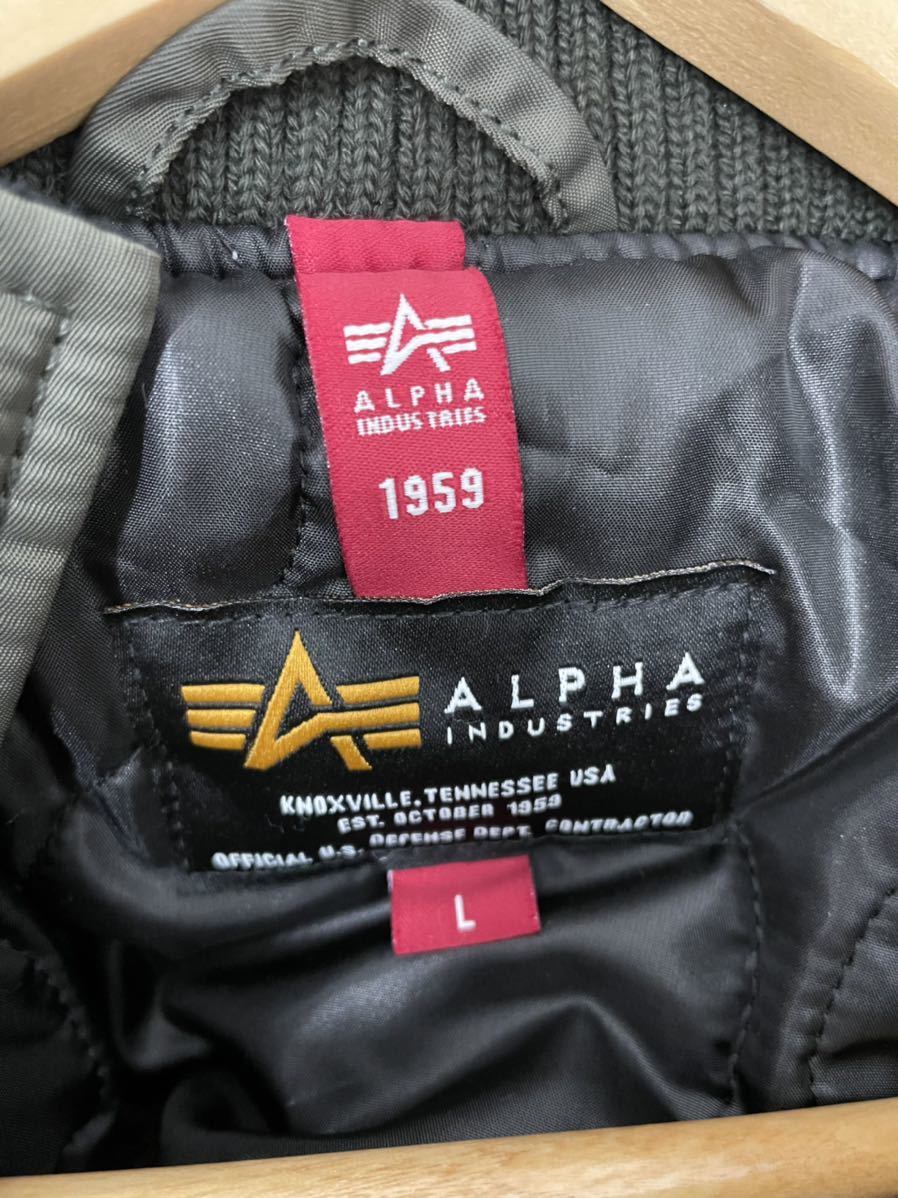 ALPHA INDUSTRIES アルファインダストリーズ フライトジャケット L