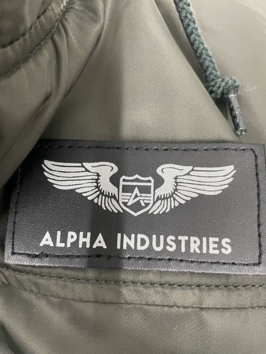 Alpha Industries TA1571-076 カーキ ALPHA INDUSTRIES アルファインダストリーズ フライトジャケット L