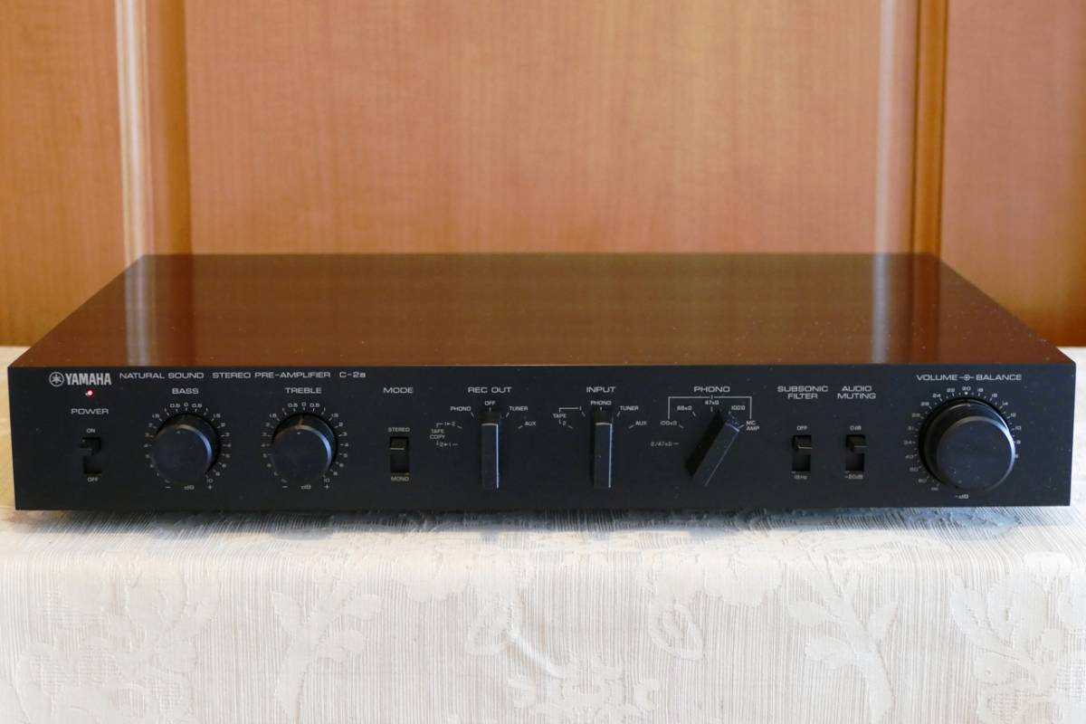 大人気，得価 ヤマハ Ｃ-2a プリアンプ コントロールアンプ 整備済完動品(YAMAHA)｜売買されたオークション情報、yahooの商品情報をアーカイブ公開 - オークファン YAMAHA