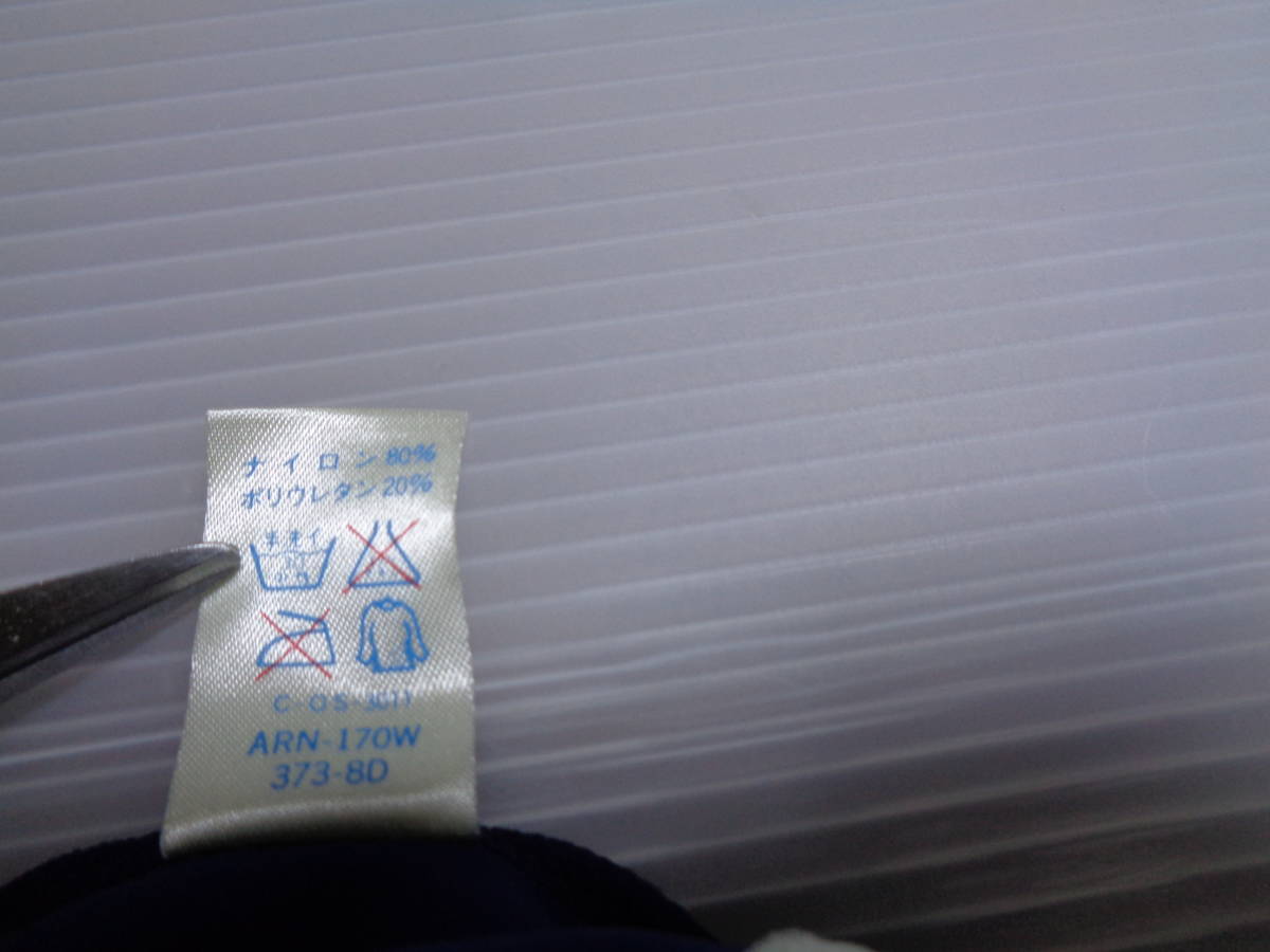 M 紺×白 女子 ARN-170W アリーナ ARENA Oバック スクール水着 競泳水着