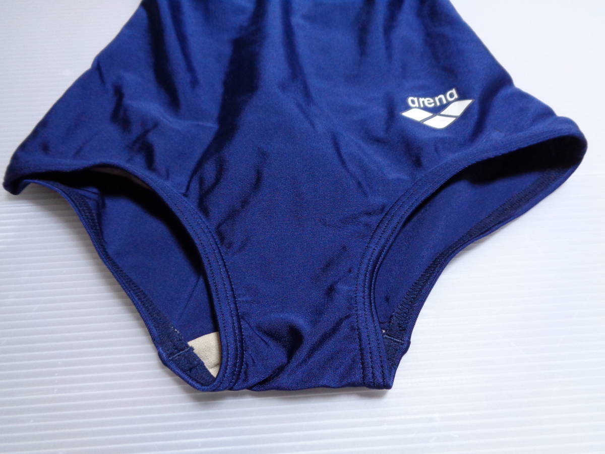 M 紺×白 女子 ARN-170W アリーナ ARENA Oバック スクール水着 競泳水着
