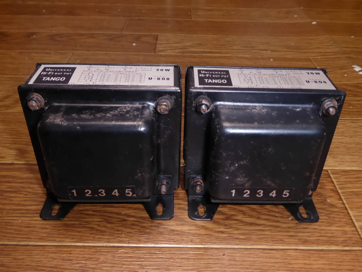 TANGO タンゴ U-808 出力トランス Yahoo!オークション - Hi-Fi U-608 U