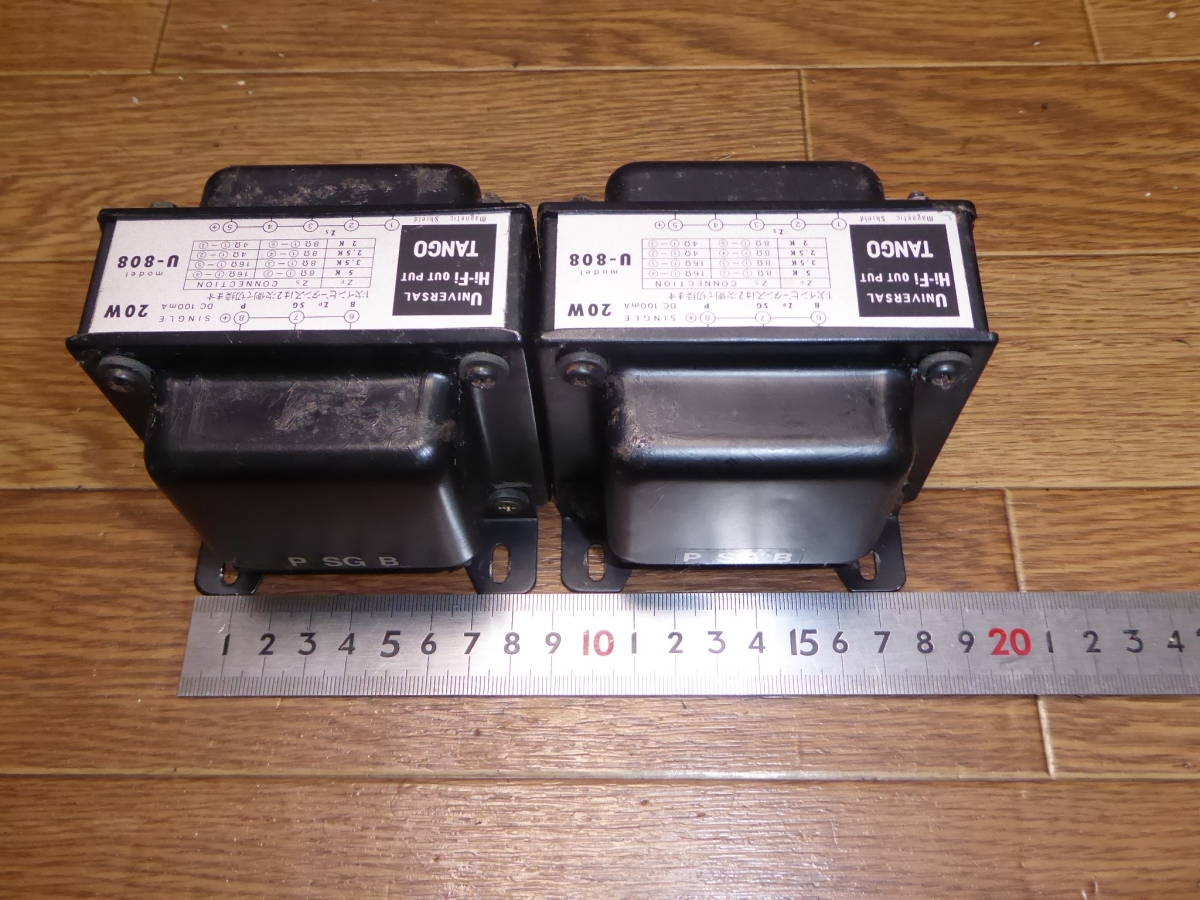 TANGO タンゴ U-808 出力トランス Yahoo!オークション - Hi-Fi U-608 U