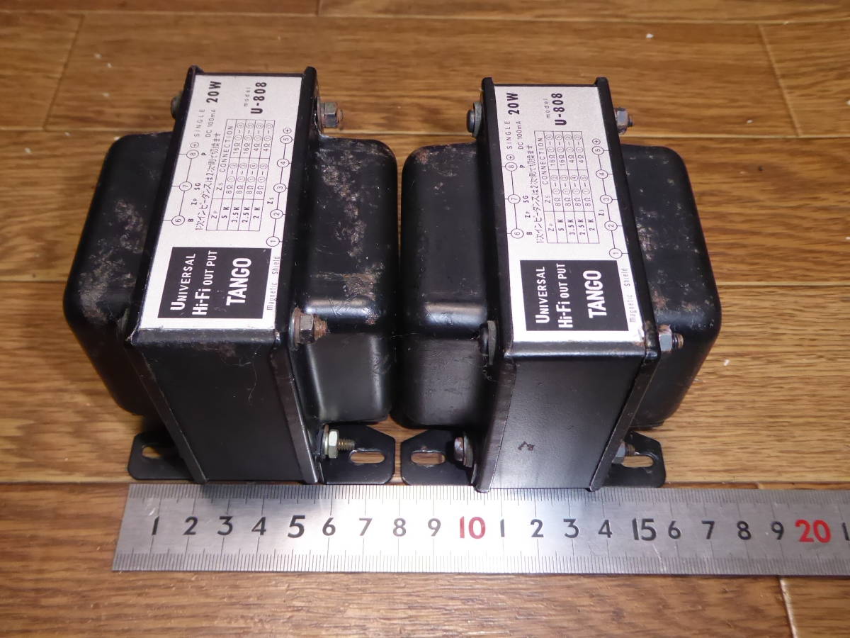 TANGO タンゴ U-808 出力トランス Yahoo!オークション - Hi-Fi U-608 U