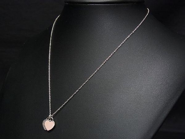 1円 □美品□ TIFFANY＆Co. ティファニー リターントゥ ダブルハート 
