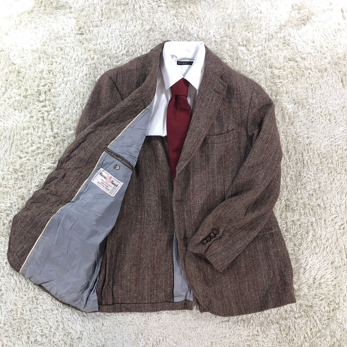 1円 スタート □ 紳士の嗜み □ HARRIS TWEED ハリスツイード 