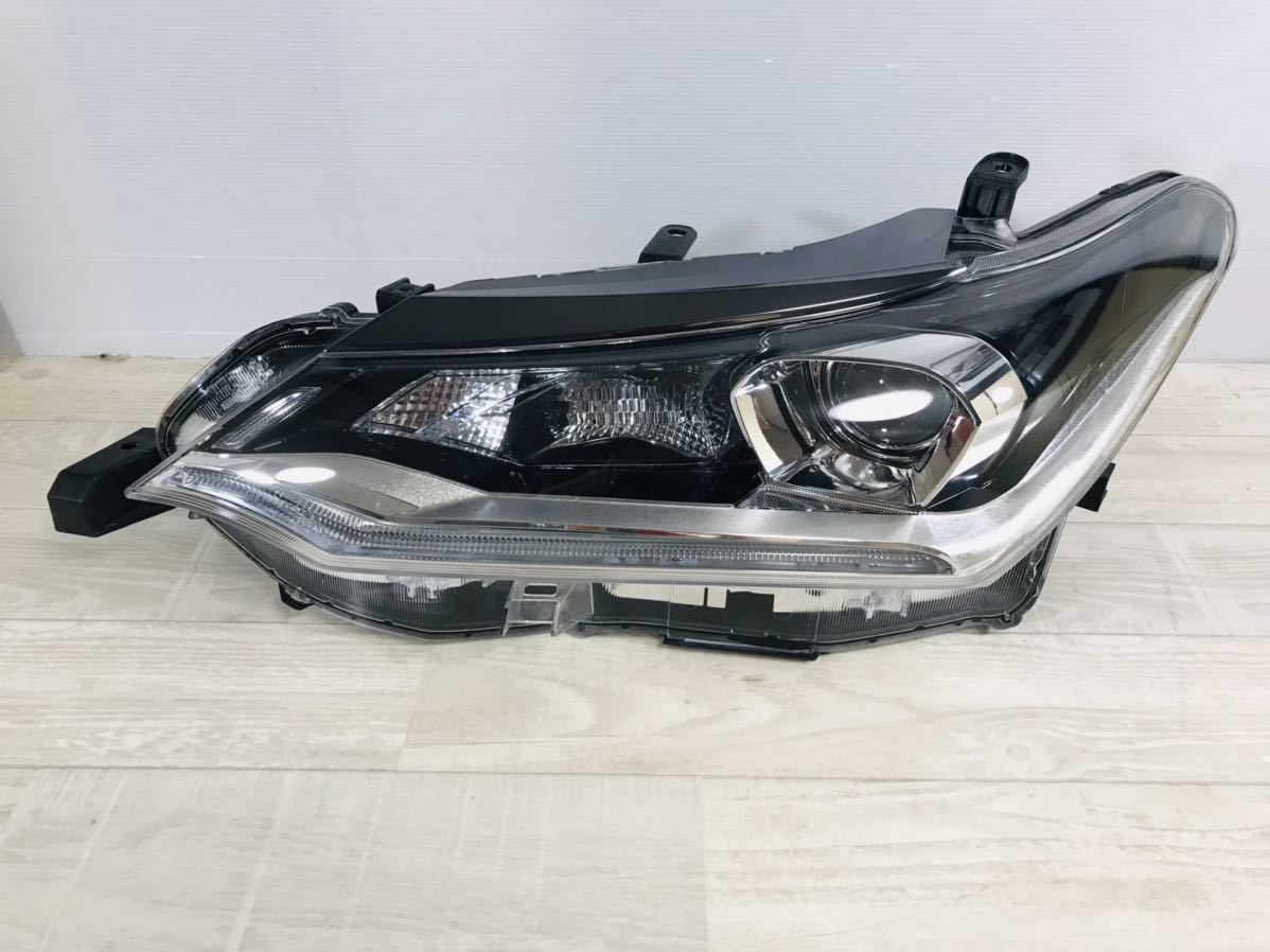 66-3140☆美品 後期 LED NZE161G カローラフィールダー☆左ヘッド