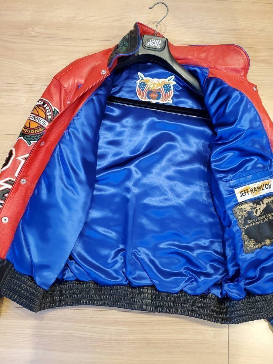 ジェフハミルトンオールレザージャケット マイケルジョーダン アウター 