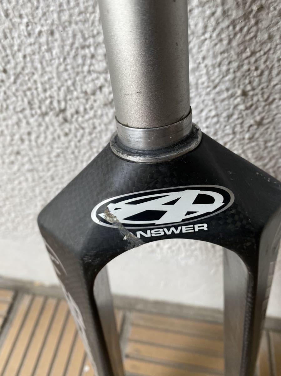 BMX24inch ANSWER Scythe Pro 24インチアンサー カーボン フォーク