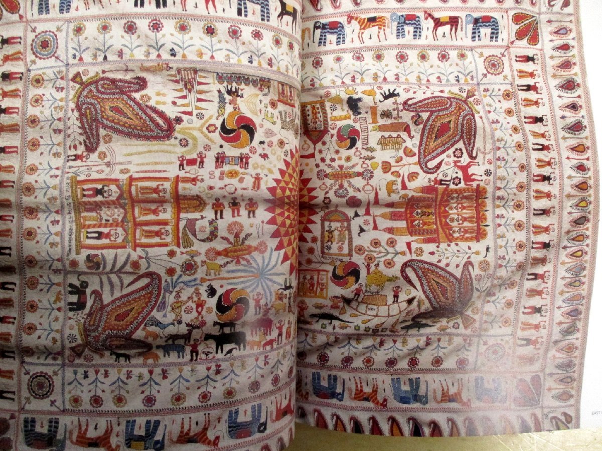 h◇C3641 書籍「インド 大地の布 岩立広子コレクション」 岩立広子