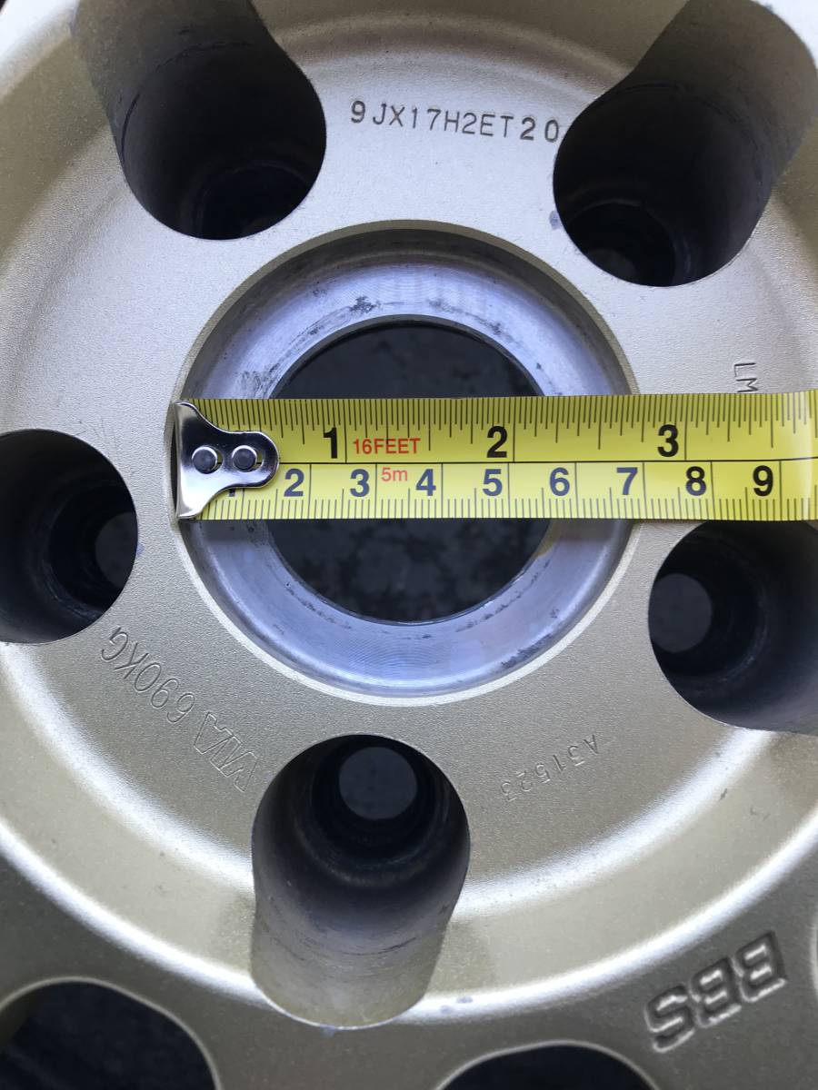BBS LM 17インチ9j オフセット+20