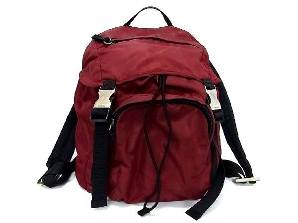 1円 PRADA プラダ V140 テスートナイロン リュックサック バックパック 