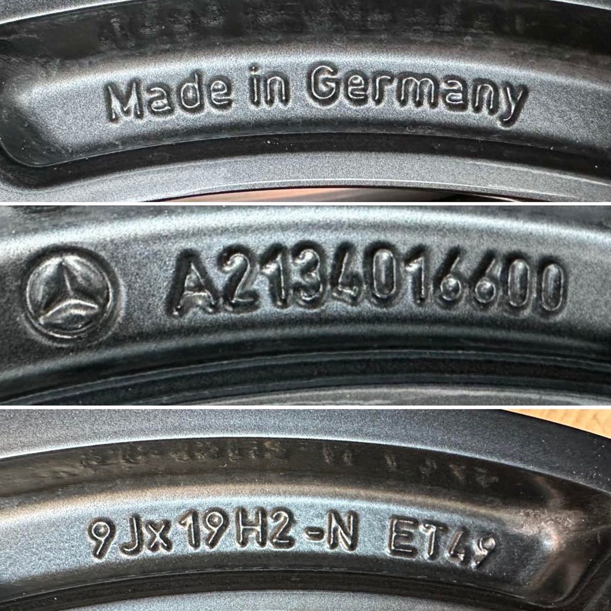 メルセデスベンツ W213 Eクラス AMG 19インチ 純正ホイール4本セット 