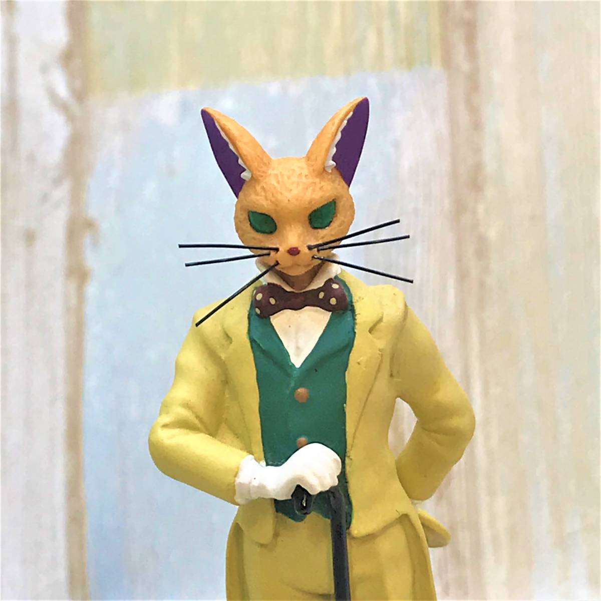 レア☆耳をすませば バロン 猫の恩返し 置時計 陶器製フィギュア