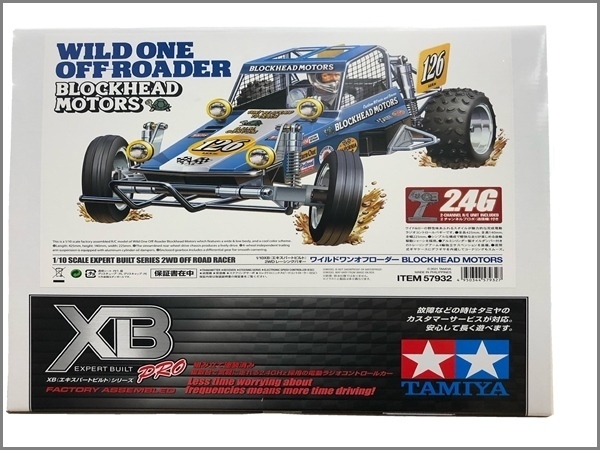 SALE，人気 新品/未開封 タミヤ1/10RC ワイルドワンオフローダー BLOCKHEADMOTORS XB メーカー塗装/組立済 新ESC/プロポ/バッテリー付 完成品 No:57932