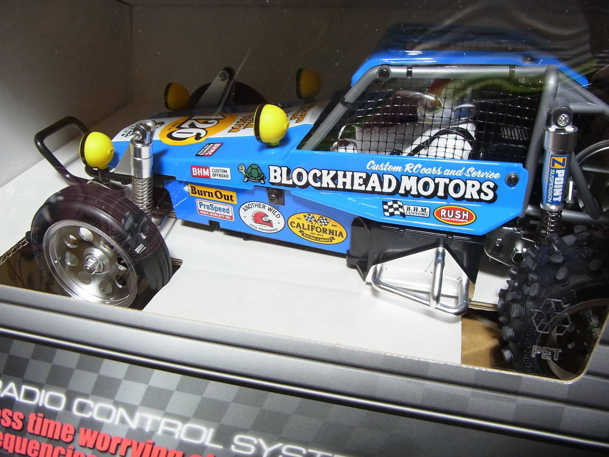 SALE，人気 新品/未開封 タミヤ1/10RC ワイルドワンオフローダー BLOCKHEADMOTORS XB メーカー塗装/組立済 新ESC/プロポ/バッテリー付 完成品 No:57932
