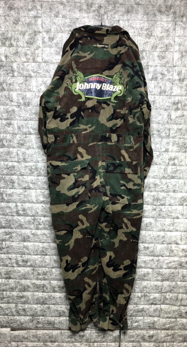 良品 1990s JOHNNY BLAZE ジョニーブレイズ 迷彩 カモ コーデュロイ 