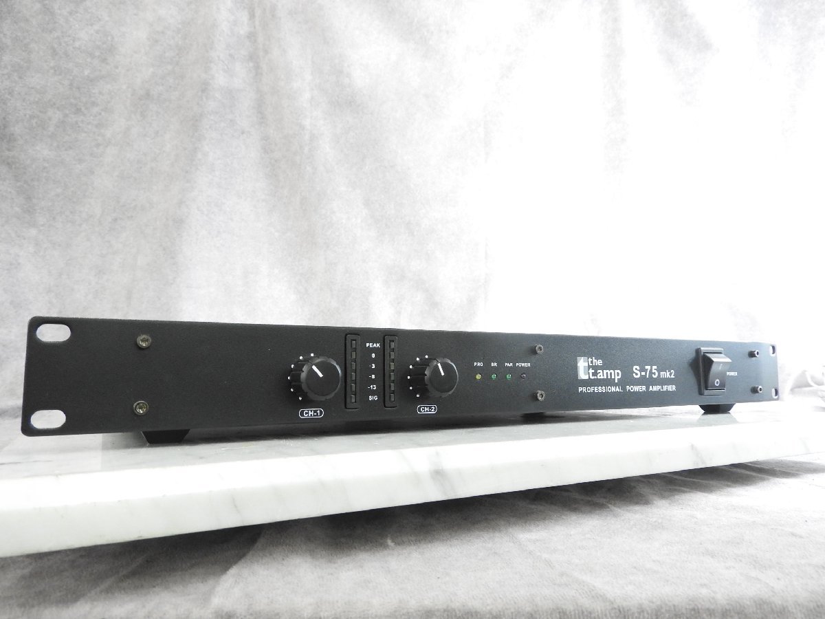 ☆ thomann トーマン the tt.amp S-75 mk2 パワーアンプ ☆中古☆ the S-