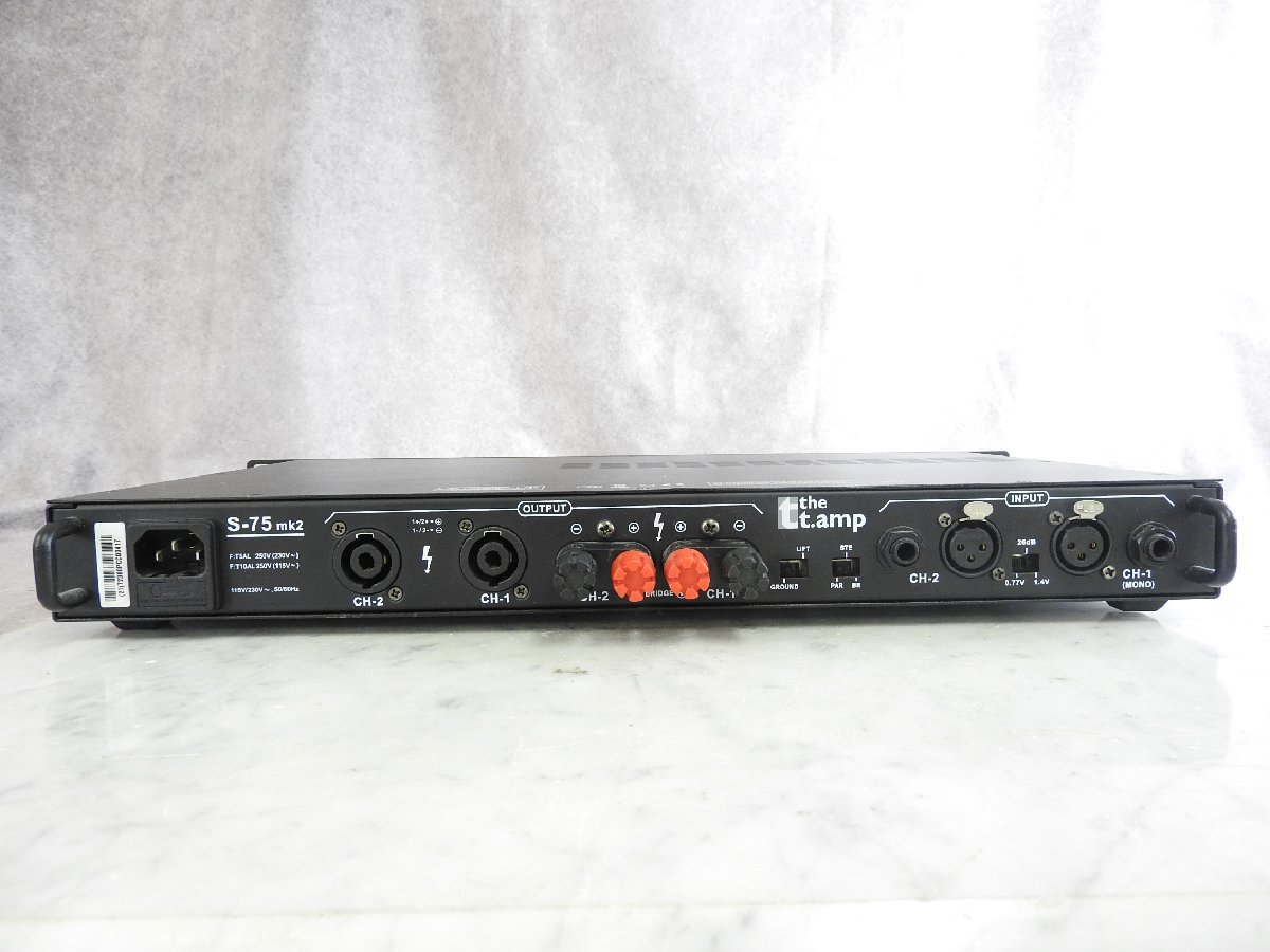 ☆ thomann トーマン the tt.amp S-75 mk2 パワーアンプ ☆中古☆ the S-