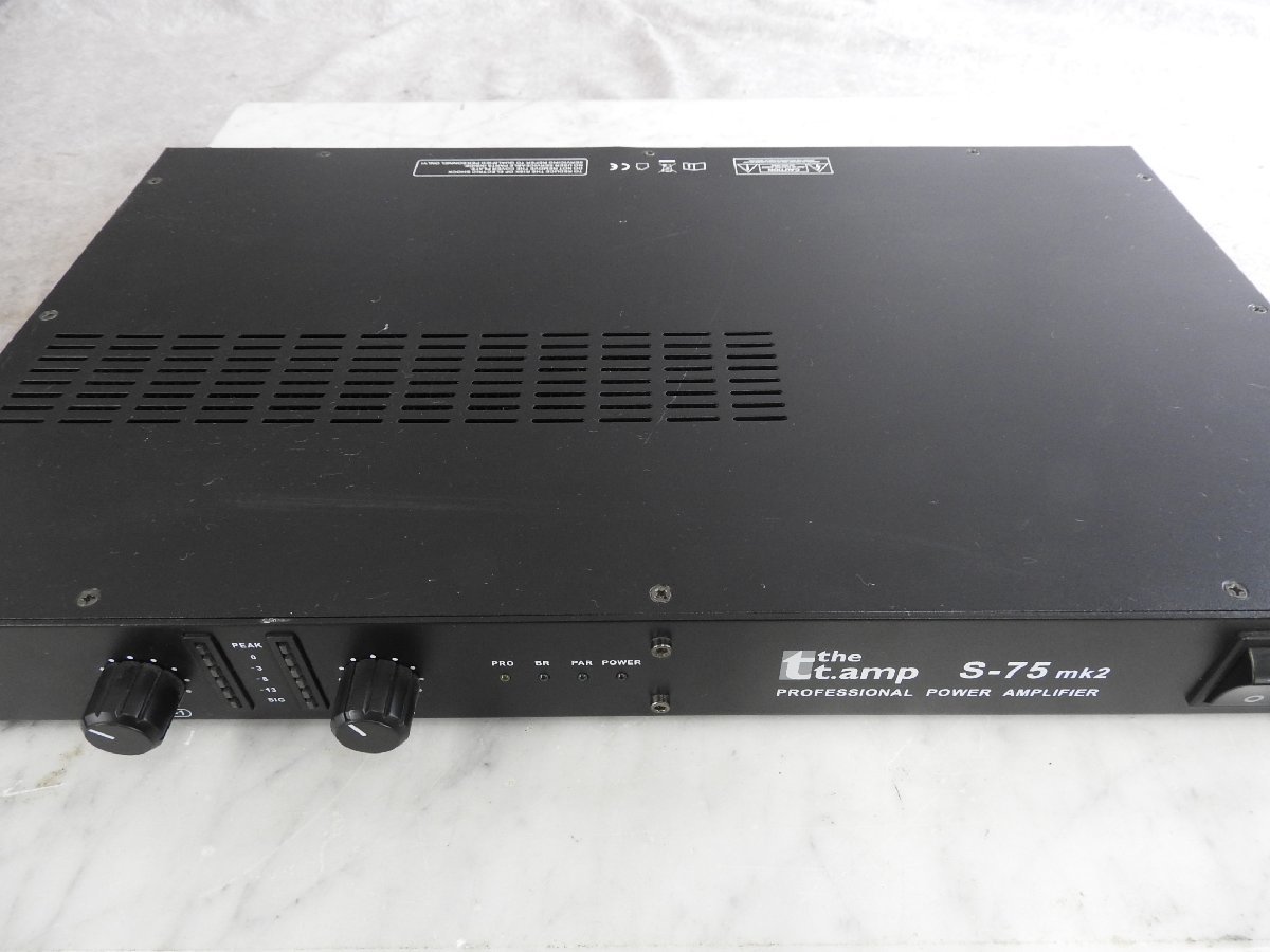 ☆ thomann トーマン the tt.amp S-75 mk2 パワーアンプ ☆中古☆ the S-